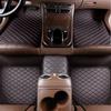 Auto Floor Leather Carpet Liner Waterproof/Dustproof /Skidproof Mat Pad Universal Car Floor Mats Front  Rear Carpet Mat Waterproof Dustproof Skidproof