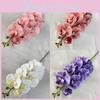 Phalaenopsis French 3d Artificial Flowers For Wedding Decor Home Hotel Display