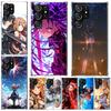 Аниме Sword Art Online SAO Мягкий чехол для телефона для Samsung Galaxy S22 S23 S24 S25 Edge S26 Ultra S20 FE S21 Plus + Fundas Coque Gala