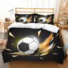 Лидер продаж 3D футбольная картина пододеяльники Высокое качество Постельное белье King Double Size Дышащие украшения для спальни Наборы постельных принадлежностей