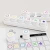 6-in-1 Set Cartoon Stamp Stickers Kit Blue / White Stamp Set DIY Crafts  Students School