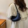 Yogodlns New Niche Shoulder Bag for Women Fashion Underarm Bag Designer Half-moon Bags Trendy Luxury Armpit Handbag