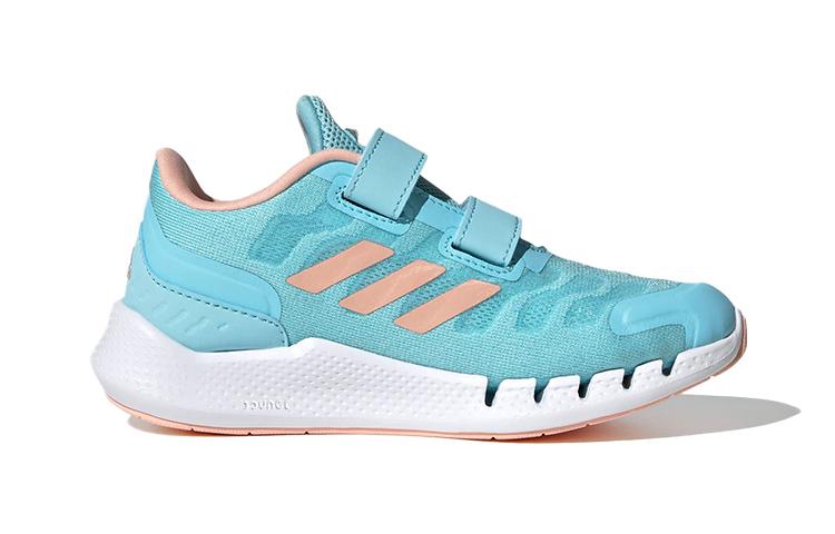 adidas Climacool 2.0 Heat Rdy Дышащие Низкие Детские Беговые Кроссовки Сине-Розовые Дети Возрастом 3-7 Лет FZ3022