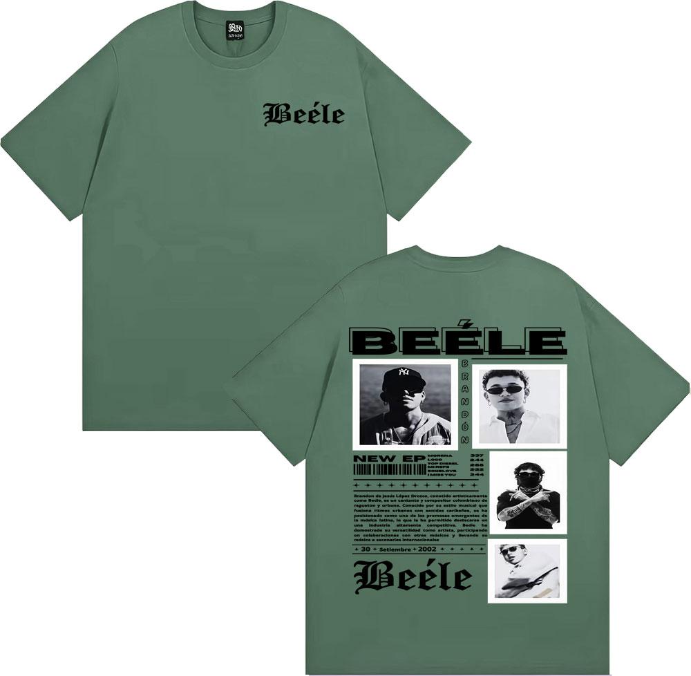 Rapper BEELE Brandon Album Tour 2025 Graphic T Shirt for Men Fashion Hip Hop Vintage T Shirts Summer Tops Casual Comfort Tshirt