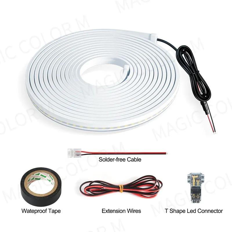 5M Car Trunk Light For Tesla 3 Y S X Car Ambient Decorative Atmosphere Lamp Led Flexible Strip Universal Ultra-bright Interior