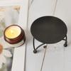 1PC Iron Plated Candle Holders Pillar Metal Plate for Wedding Party Festival Candlestick Holder Art Home Decoration