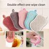 1PC Reusable Double Side Sponge Dish Washing Scour Kitchen Cleaning Cloth Tools