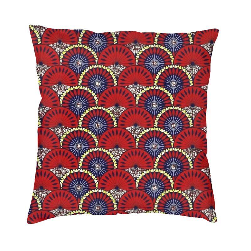Geometric Ankara Pattern Cushion Cover African Tribal Art Velvet Luxury Pillows Case Decor Home xcm Decorative Pillowcases