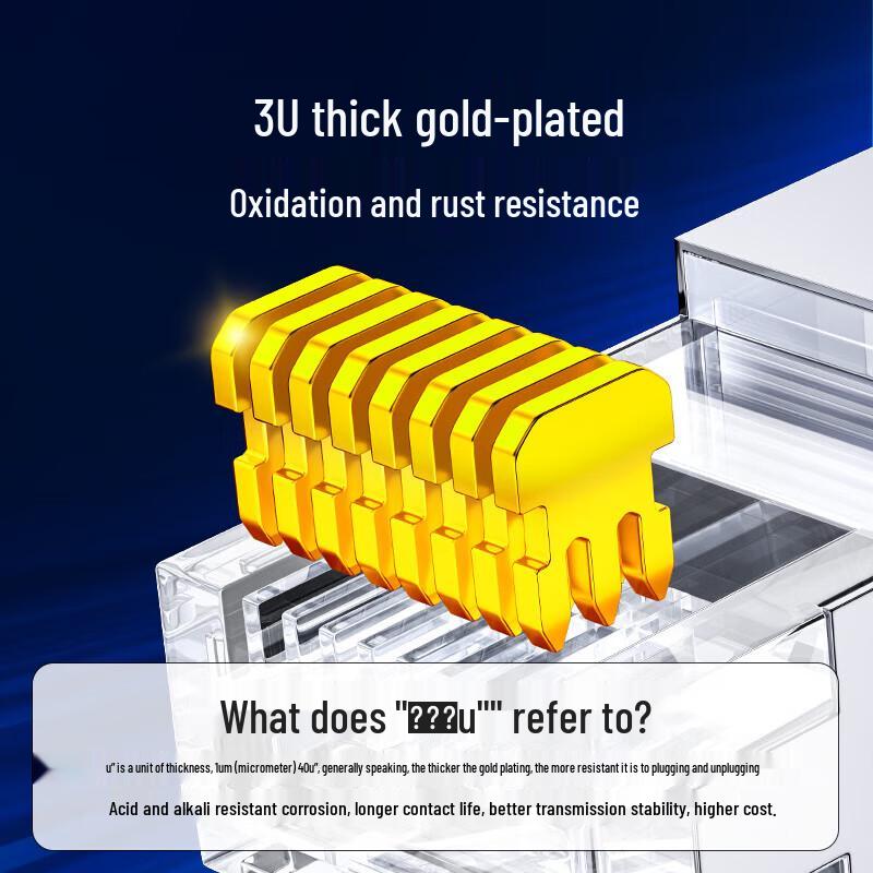 Shanze Cat6 RJ45 Гигабитный Ethernet-разъем Хрустальная головка