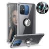 Прозрачный чехол с кольцевой подставкой для Redmi 12C 12 10C 10A 10X 9I 9C 9T 8A 7 6 pro, кронштейн-держатель, подушка безопасности, противоударный, прозрачный, мягкий силиконовый чехол для задней панели телефона