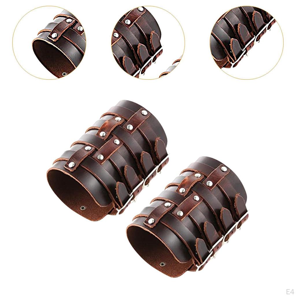 Перчатки наручи средневековые наручи взрослые регулируемые для вечеринки