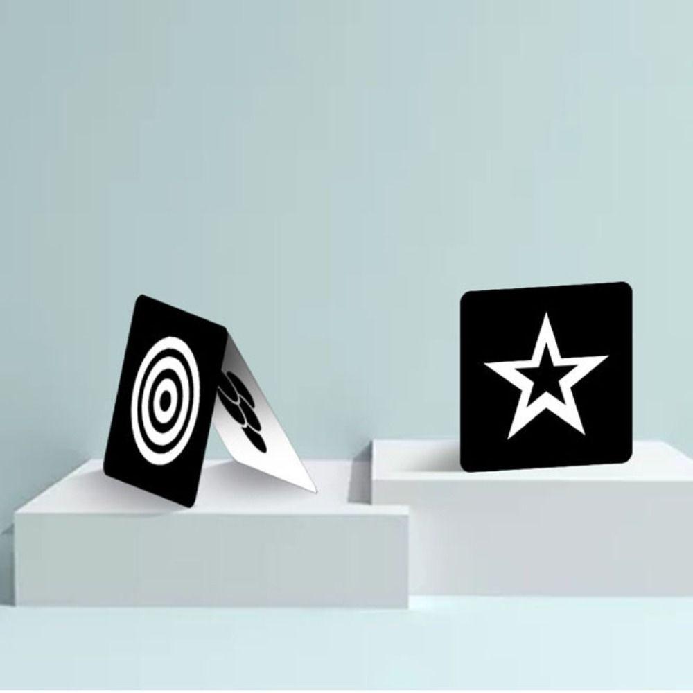 Montessori Baby Visual Stimulation Cards Sight Games Baby Flash Cards  Visual Development