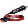 Удлинительный кабель с вилкой прикуривателя автомобиля 12AWG с внутренним предохранителем на 15 А, разъем 45 А, совместимый с разъемами Anderson Power Pole - 3,3 фута/1 м