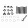 Exhaust Manifold Head Stud Bolt Kit Stainless Steel Fit for Honda Acura C B D H F Series Engine