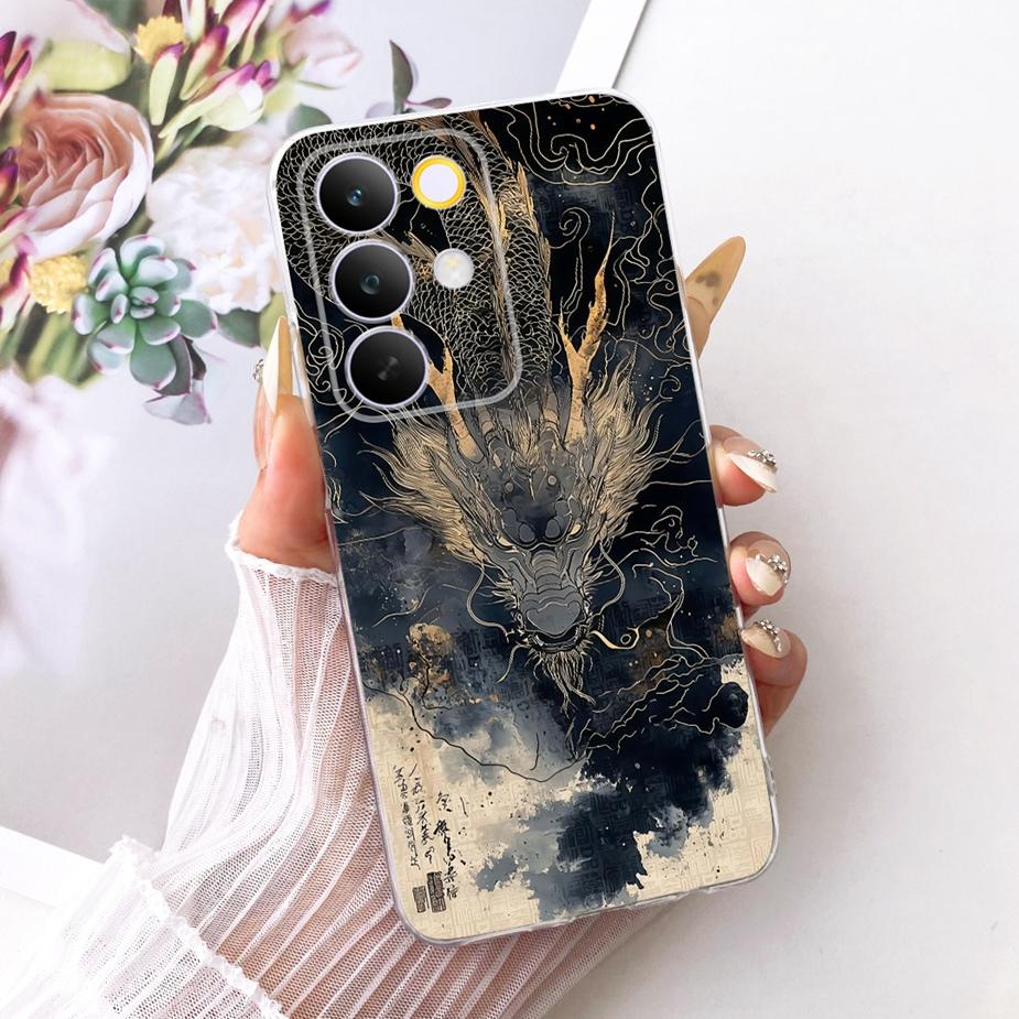 Чехол для Realme C85 Pro Стильные Цветы Бабочка Рисованная Крышка Мягкий Тонкий Чехол для Телефона Для Realme C85 C 85 RealmeC85 Pro 5G Fundas