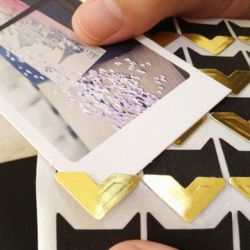 Kraft Paper Scrapbooking Scrapbook Sticker Corner Sticker Photo Albums Picture Frame Decoration