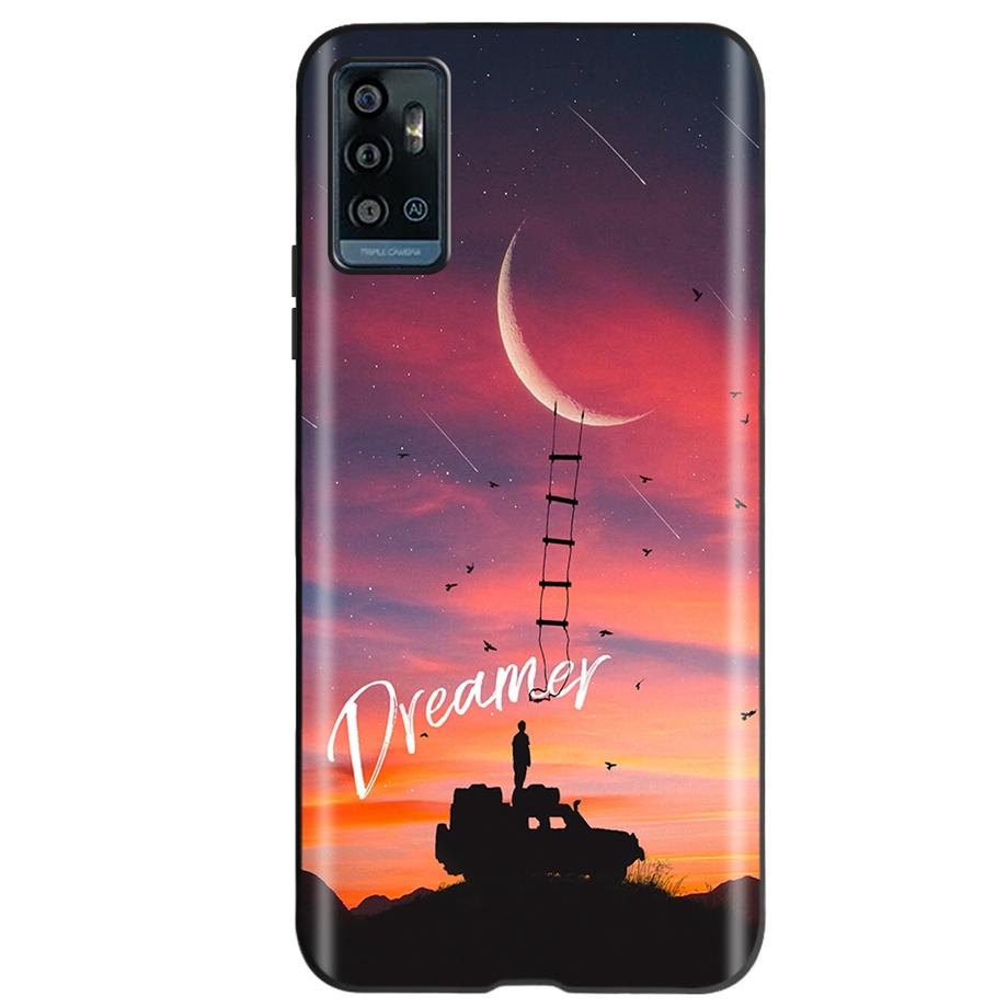 For ZTE Blade A71 Case Silicone Back Cover Phone Cases for zte blade A 71 a71 A7030 Soft Coque Fashion TPU bumper Eiffel Tower