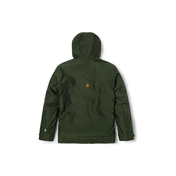 Timberland Outdoor Fleece Lined Warm Three In One Hooded Logo Jacket Men Jackets Green A448C-U31