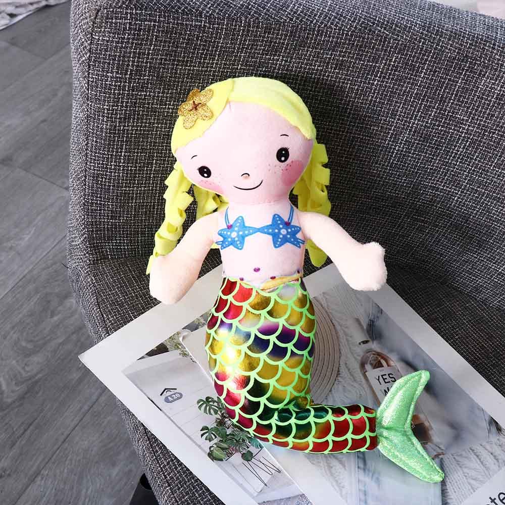 Stuffed Plush Toys Doll Pillow Mini Princess Ragdoll Mermaid Plush Toy Stuffed Toys Cartoon Animal