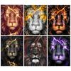 5d Diamond Painting Lion Full Square/Round Drill Diamond Embroidery Cross Stitch Animal Mosaic Picture Handmade Gift