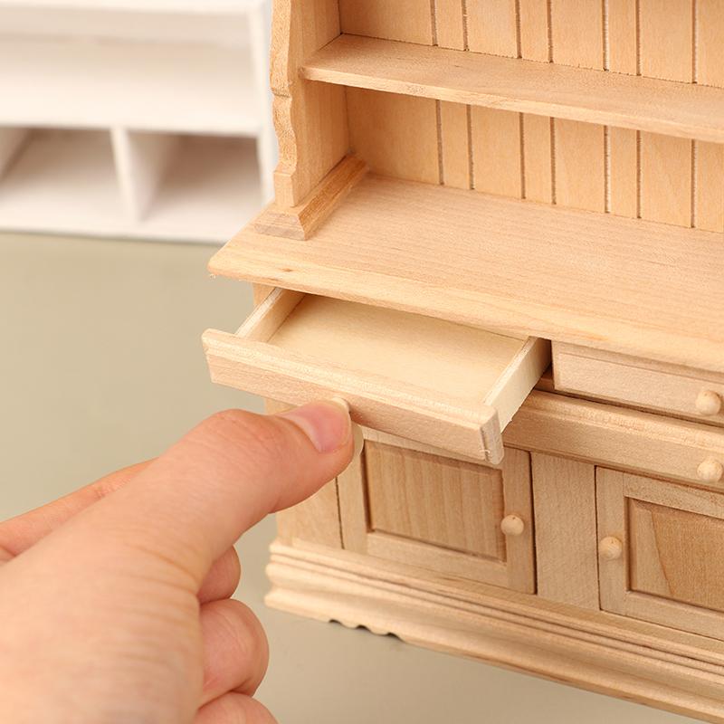 Кукольный дом, шкаф, сервант, модель кукольного домика, дисплей, шкаф, сцена, игрушка