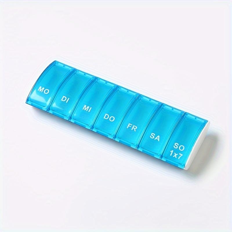 1 шт. Портативный семисекционный контейнер для лекарств на одну неделю, для хранения, дорожная упаковка, коробка для хранения таблеток