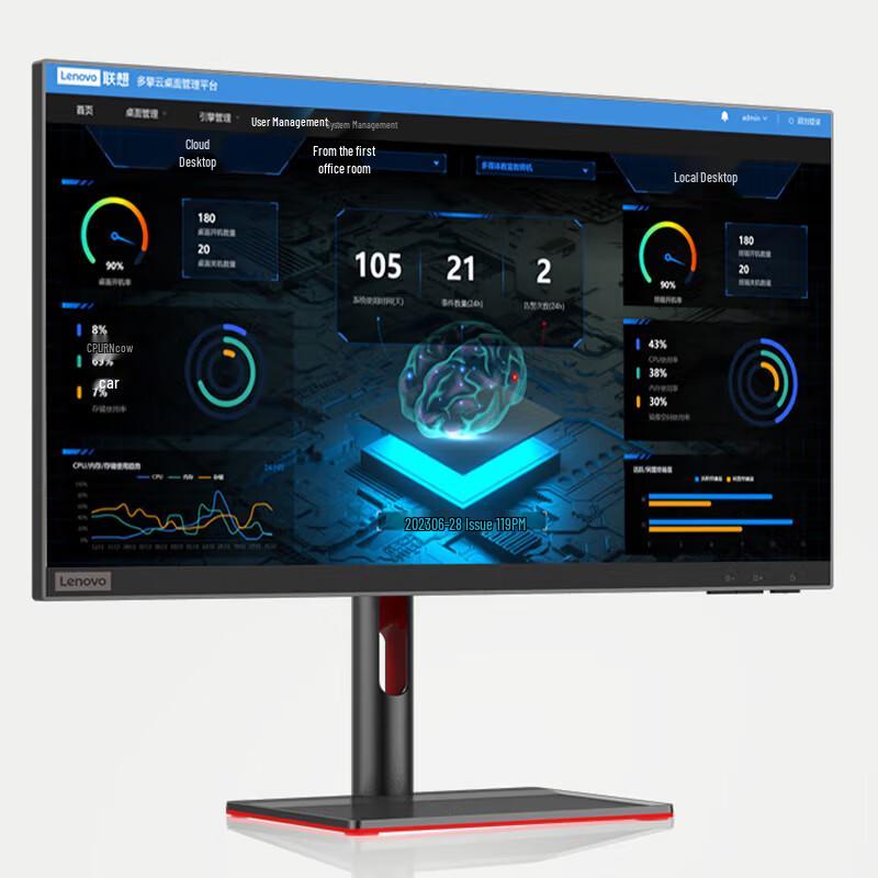 Lenovo ThinkCentre ECC-A804Cloud 23.8" All-in-One PC (CN version)