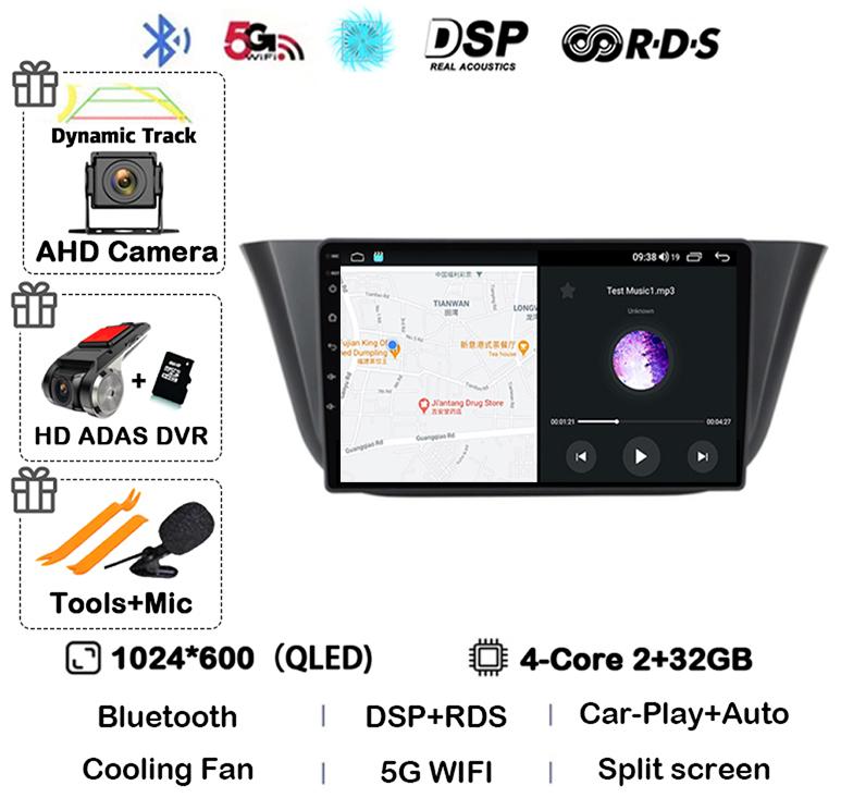 Android 14 Carplay Auto Car Radio For Iveco Daily 2013-2021 Navigation GPS Autoradio Video Multimedia Player WIFI+4G LTE Stereo