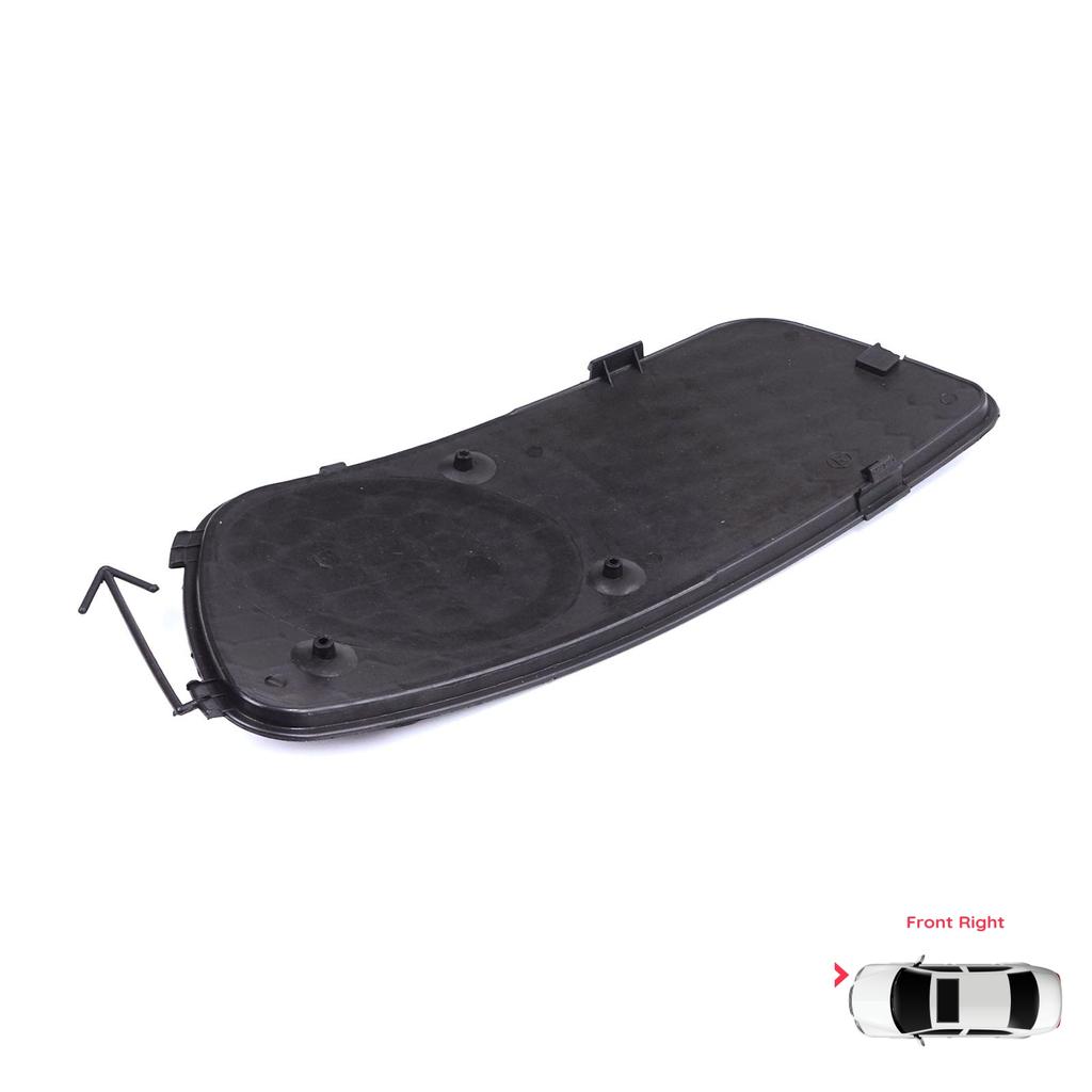 BSP1188-2 Рамка решетки противотуманных фар переднего бампера без отверстий правая для Fiat Palio Siena 1 178 2007-2016 Albea 2002-2012 51703144