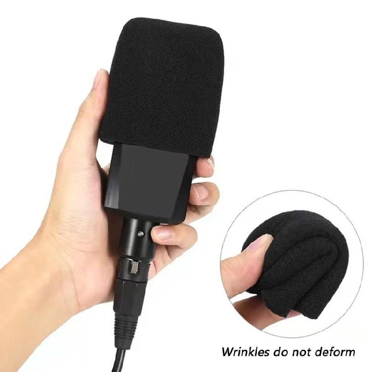 Легкая ветрозащита Квадратная ветрозащита Покрытие для микрофона Толстое Улучшает качество записи за счет снижения нежелательного шума