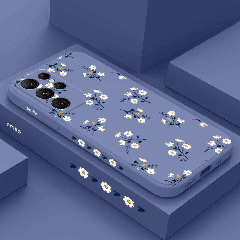 Красивый чехол для телефона с цветами для Samsung Galaxy S25 FE S24 S23 S22 S21 S20 S10 Ultra Plus Note 20 Ultra 10 9 Plus