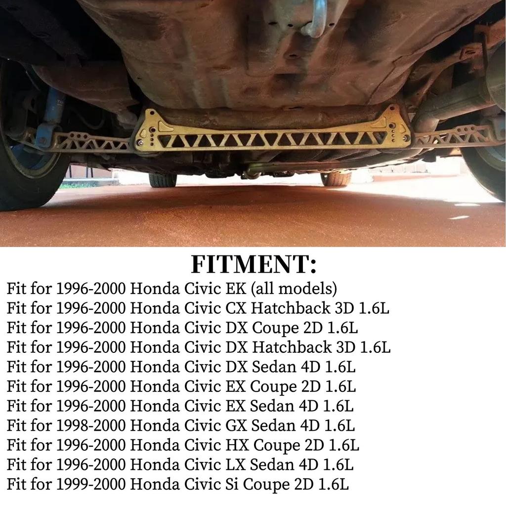 Performance поставщик F7 Алюминиевый Нижний Рычаг Подвески и Распорка Подрамника для 96-00 Honda Civic EK LCA