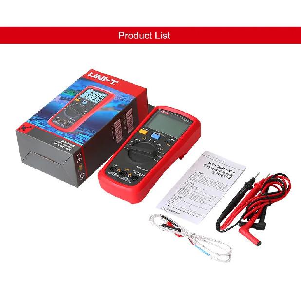 UNI-T UT136B+ Digital Multimeter Large LCD Dual Display 1000V 10A AC DC Voltmeter Current Test Meter UT136C+