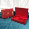 Velvet Golden Jewelry Set Storage Box Red Bracelet Necklace Gift Case  Home