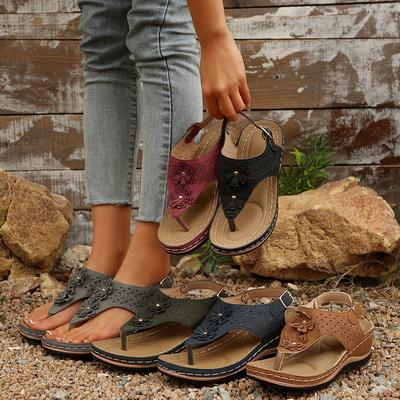 Женские тапочки, новые летние модные ретро-тапочки, шлепанцы, римские сандалии на нескользящей подошве, пляжные повседневные шлепанцы для женщин