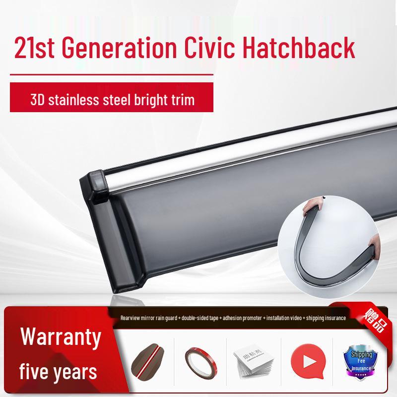 Дефлекторы окон для Honda Accord Десятого поколения, Civic, Lingpai и Fengfan - Защита от солнца и дождя для CR-V, XRV