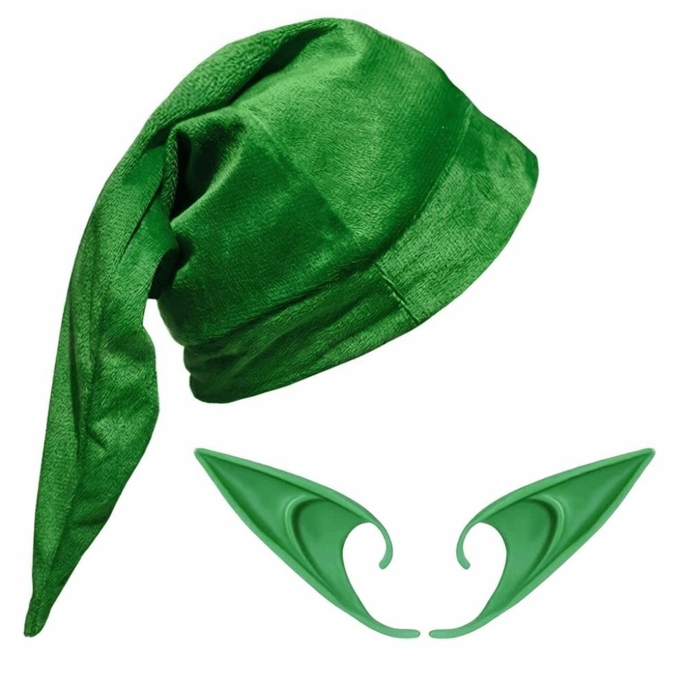 Long Pointed Elf Hat Soft Elf Ears Funny Pixie Headwear Party