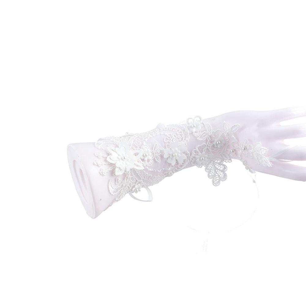 Свадебные митенки, перчатки без пальцев, митенки с кружевом и бантом, свадебные перчатки, перчатки с бантом, женские перчатки