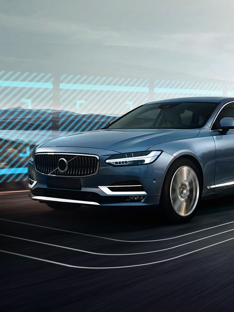 2pcs Chrome Front Fog Light Lamp Lower Bumper Cover Frame Trim Fit for Volvo S90 2017-2019