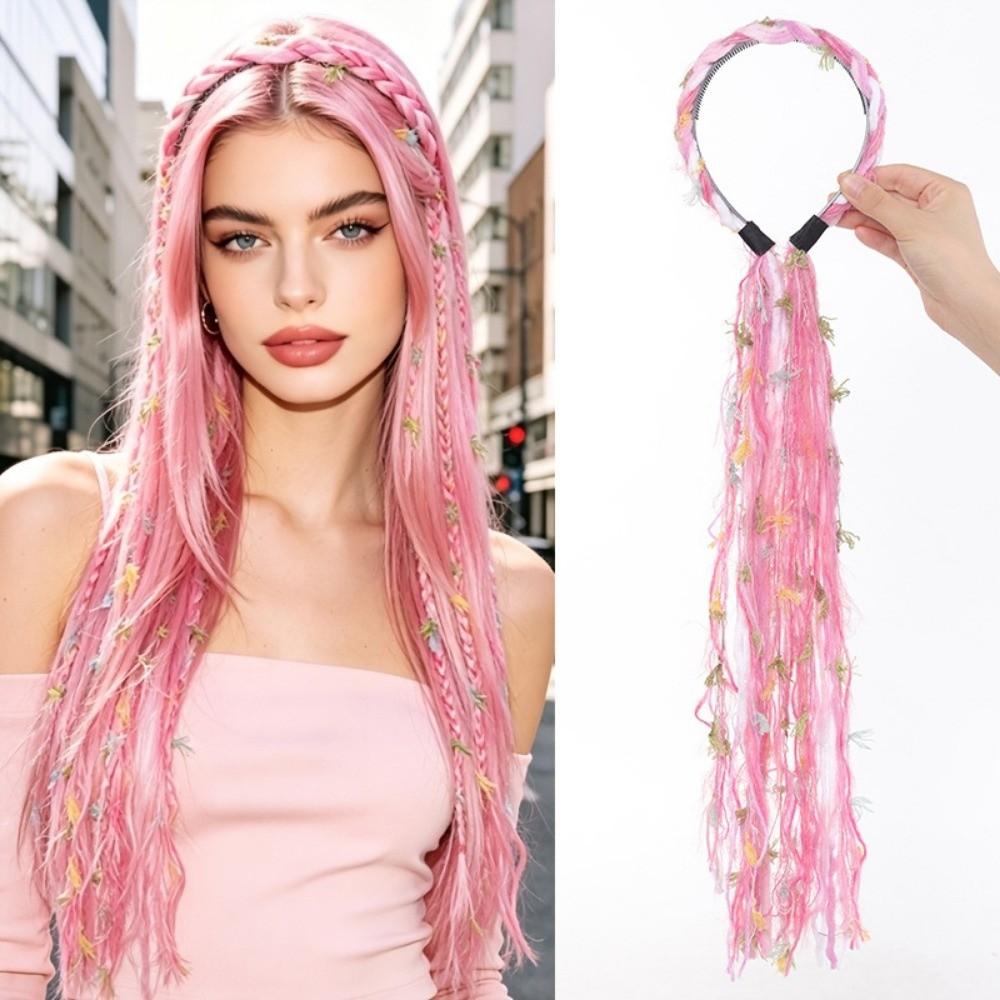 with Pendant Vintage Hair Hoop Elegant Headwear Boho Colored Rope Headband Daily Wear