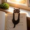 Cute Cat Bookmark Plastic Notebook Clip Marker Creative Animal Shape Functional Page Holder for Reading