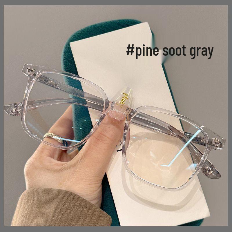 Корейская мода Ультралегкие градиентные прозрачные квадратные очки - Унисекс Готовые к рецепту очки для миопии