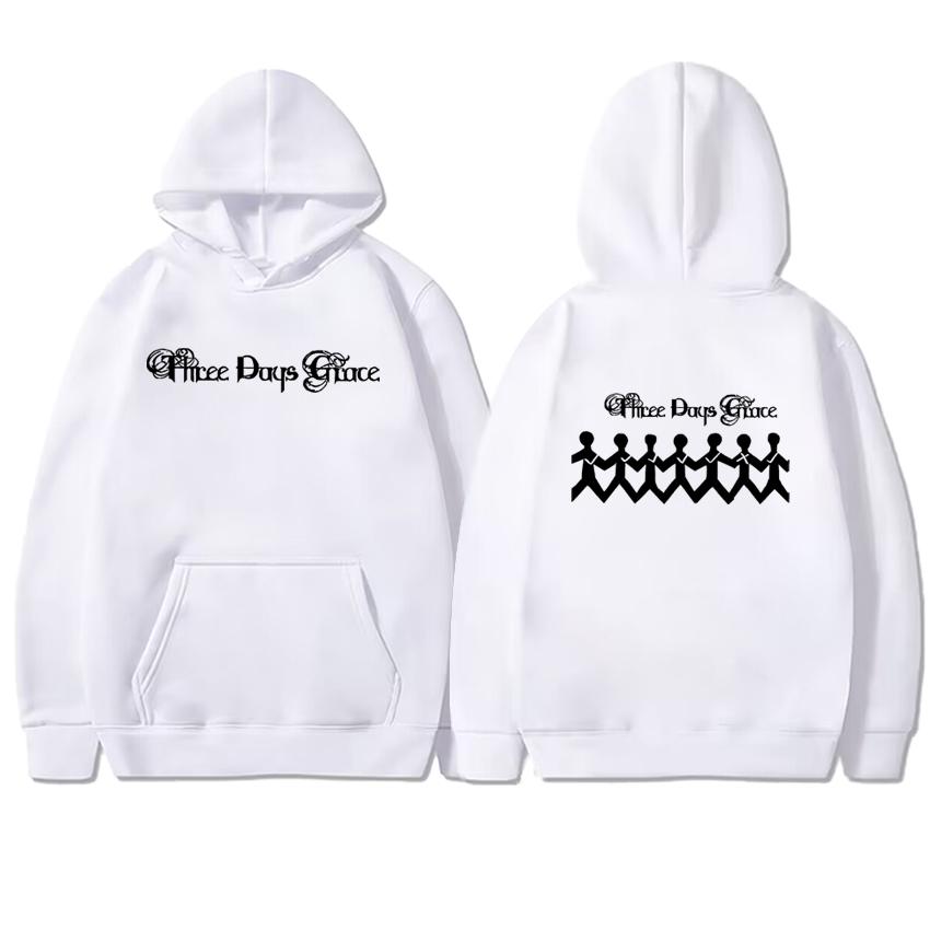 In Three Days of Grace Album Hoodie Double Sided Fleece Autumn Winter Pullover Men Women Long Sleeve Sweatshirt