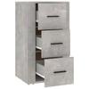 Sideboard Concrete Grey 40 x 33 x 70 cm Particleboard