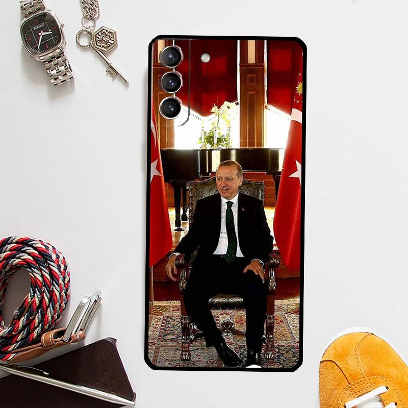 Чехол «Президент Турции Реджеп Тайип Эрдоган» для Samsung Galaxy S24 Ultra S23 S22 S21 Plus S20 FE S8 S9 S10 Note 10 20 Ultra Cover