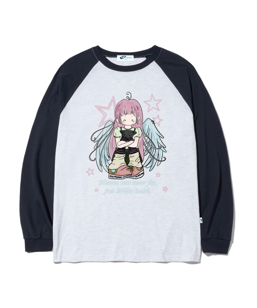 ESCAPEFROM Angel Heaven Print Long Sleeve [2 Colors]