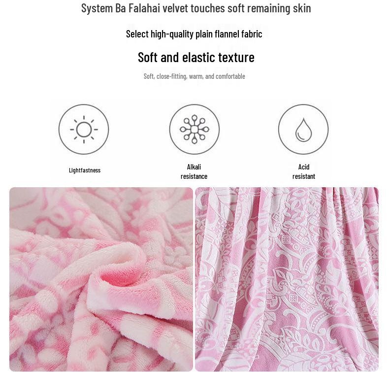Milk Velvet 4-Piece Winter Bedding Set: Thick Coral Velvet Duvet Cover, Flannel Fitted Sheet, Bed Sheet