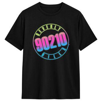 Футболка Beverly Hills 90210 Летняя Хиппи Футболки Круглый Вырез Оверсайз Футболки С Коротким Рукавом Y2K Смешная Футболка