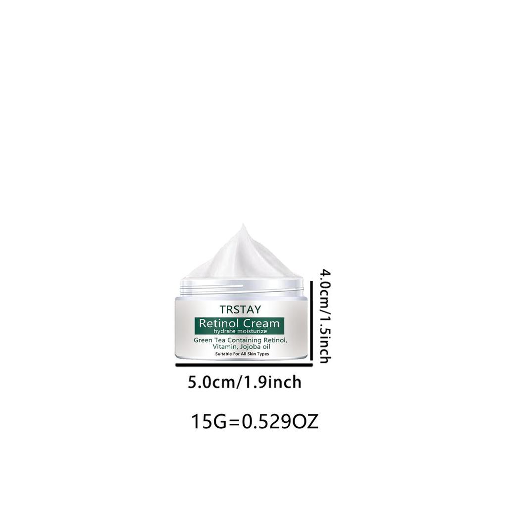 Retinol Moisturizing Cream, Smooths Wrinkles, Reduces Fine Lines, Hydrates and Moisturizes, Nourishes the Skin, and Improves Damaged Skin