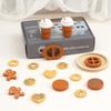 Kids' Coffee & Cookie Playset: Wooden Educational Toy for Parent-Child Interaction with Simulation Milk, Biscuits & Donuts